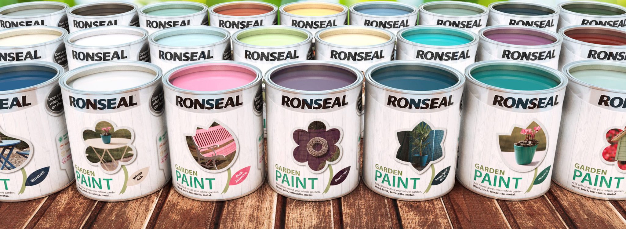 Ronseal Garden Colours Branding And