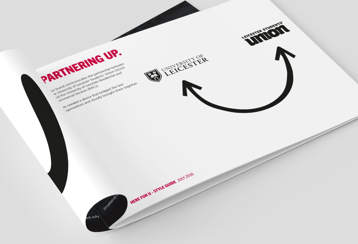 University of Leicester Here for u Brand Style Guide Logo