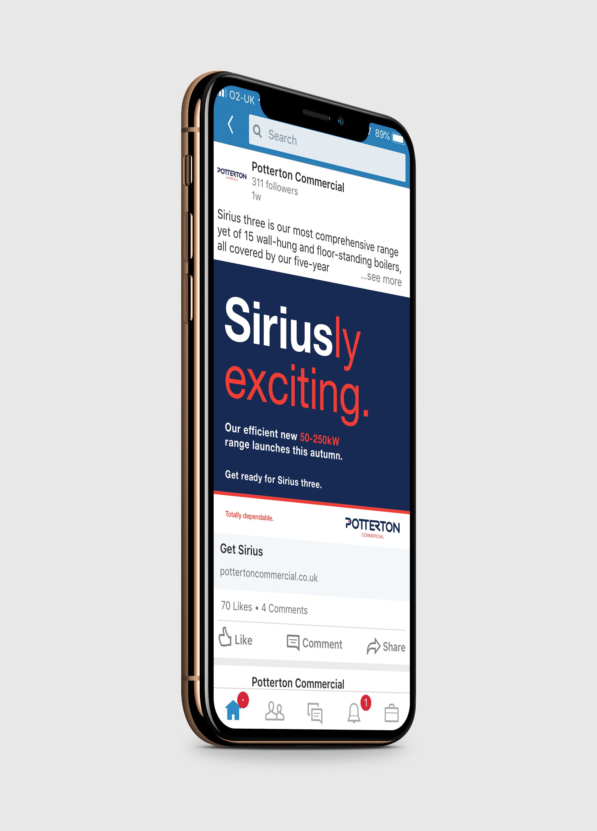 Launch Campaign and Advertising - Social iPhone Mockup
