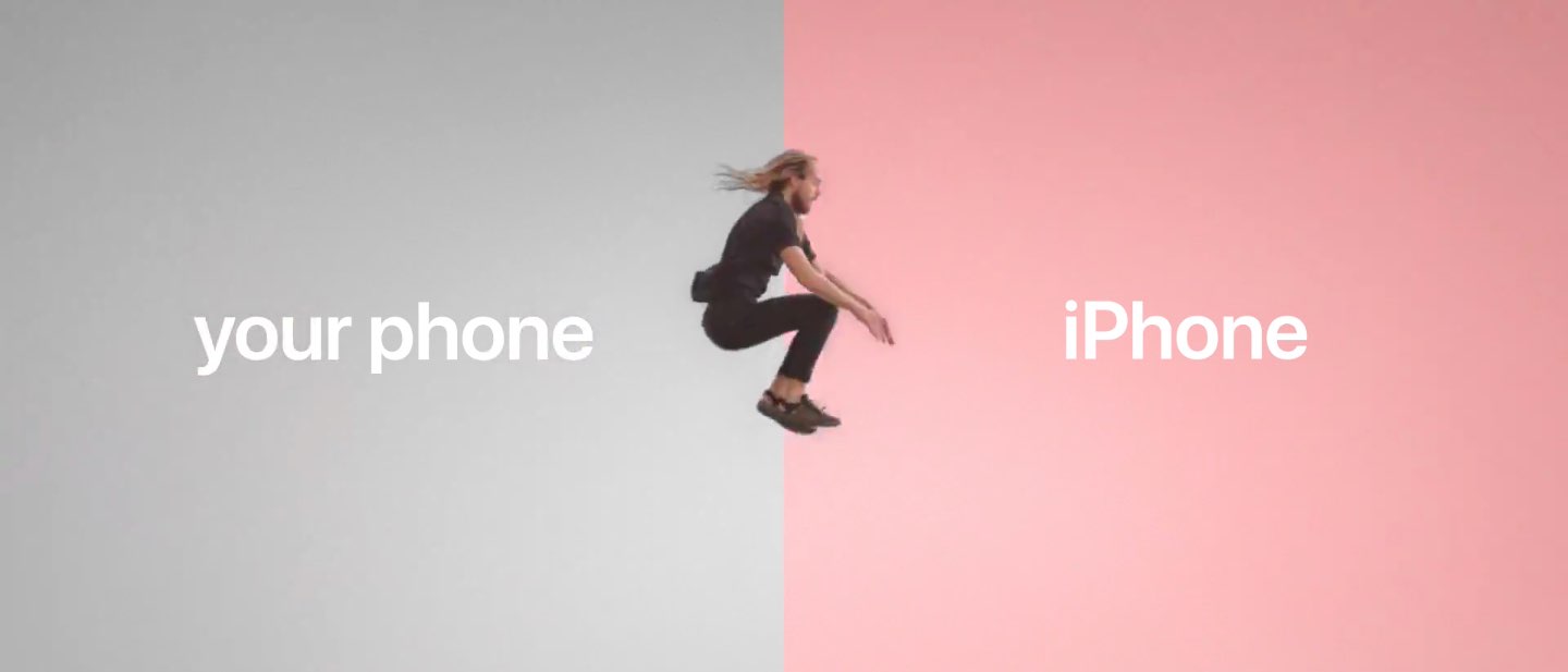 Switch to iphone advert